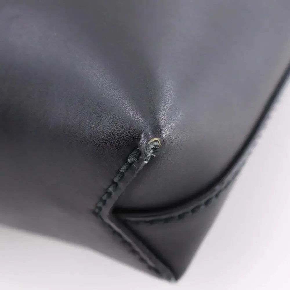 GUCCI Black Canvas Messenger Shoulder Bag